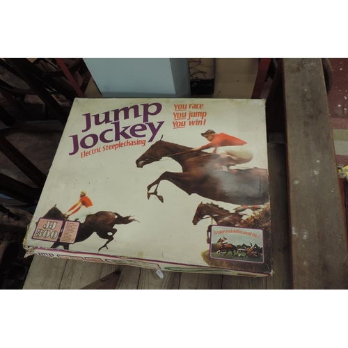 295 - 1960's jump jockey electric steeple chase game