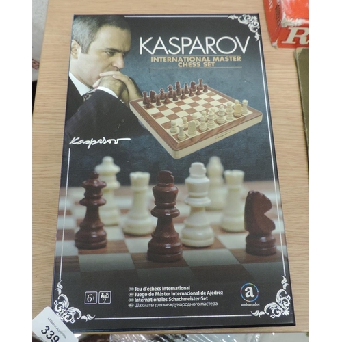 339 - Kasparov International master chess set - unused