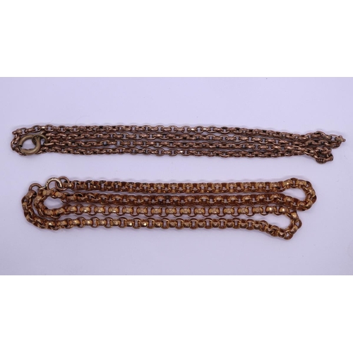 41 - 2 Victorian pinchbeck chains
