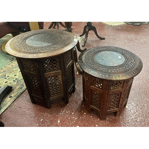 412 - 2 Anglo-Indian tables