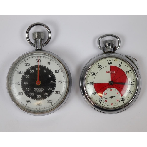 88 - 2 vintage stopwatches 1 by Sportex 1 by Referee