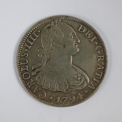 95 - Carlos IV Mexican mint coin 1794