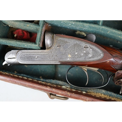 119 - Holland & Holland 12 gauge side by side shotgun 1903 in original case - Viewing of this lot by a... 