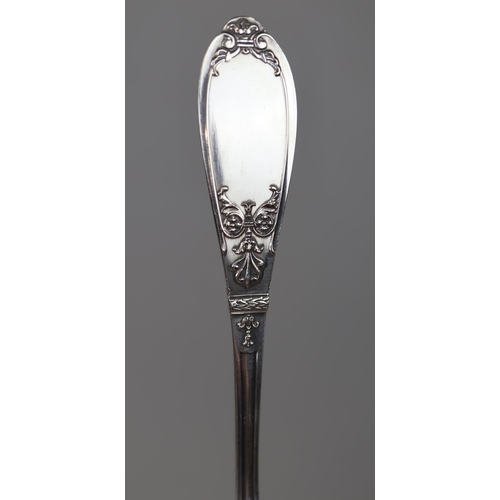 14 - French silver plated spoon & fork set
