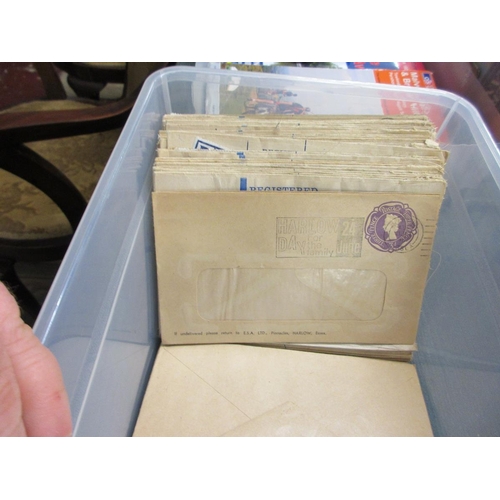 224 - Stamps - GB Box of postal stationery including 1d pink envelopes and later registered envelopes