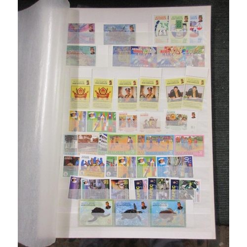 227 - Stamps - Commonwealth stockcards with new issues from Brunei & Malaysia. A few Singa pore