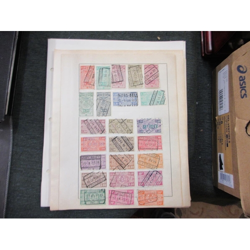 229 - Stamps - Belgium on album pages including German occupation overprints