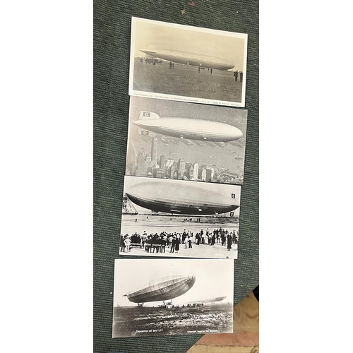 236 - Postcards - Aviation zeppelin and glider postcards (30)