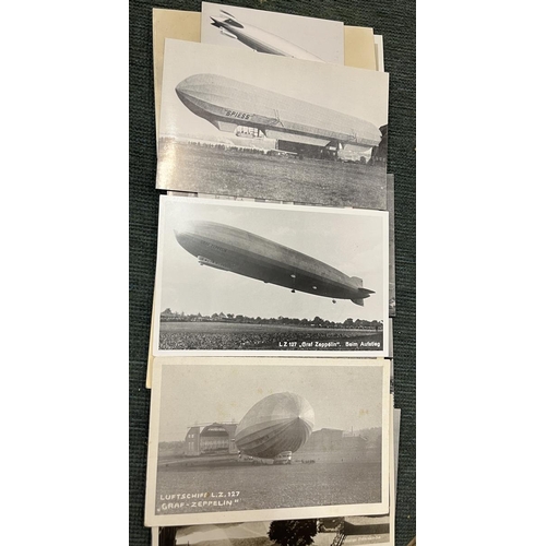 236 - Postcards - Aviation zeppelin and glider postcards (30)