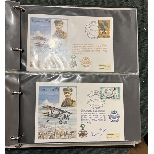 237 - Stamps - Aviation album of 66 RAF covers of which 27 are signed