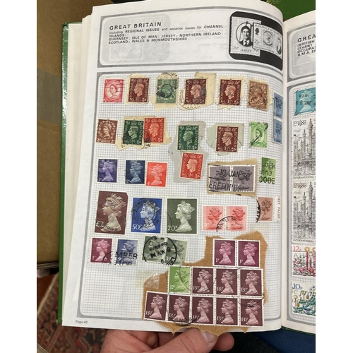 249 - Stamps - 2 albums of FDCs together with 2 populated stamp albums