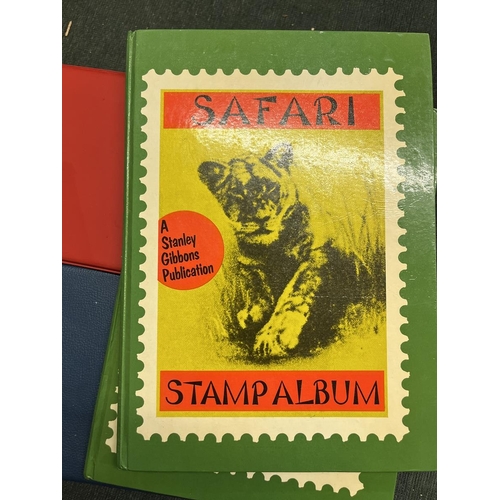 249 - Stamps - 2 albums of FDCs together with 2 populated stamp albums