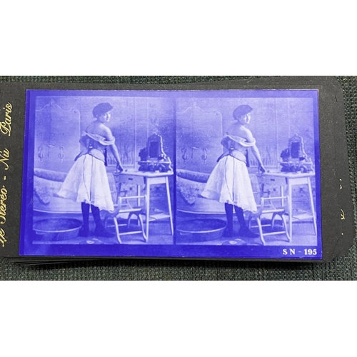 250 - 39 'Le Stereo-Nu Paris' erotic stereographs