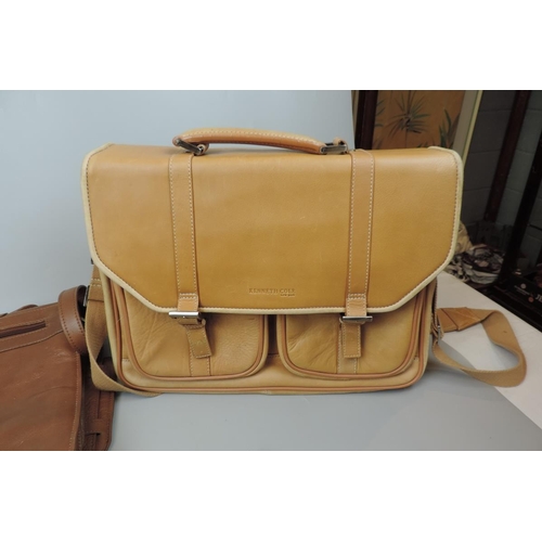 291 - 3 leather satchels 