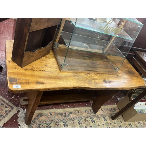 389 - Vintage bench table