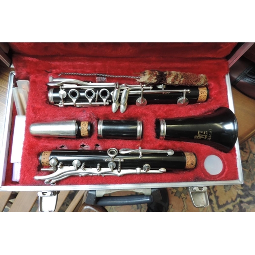 465 - Cased clarinet