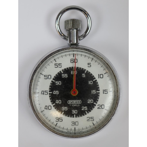 88 - 2 vintage stopwatches 1 by Sportex 1 by Referee