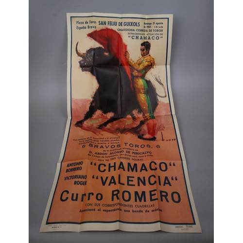 178 - Spanish Toledo spears with poster