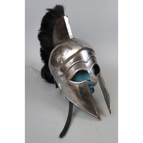 195 - Reproduction Spartans helmet with later breast plate