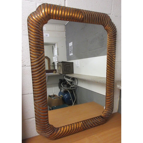 331 - Large gilt framed mirror