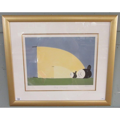 358 - McKenzie Thorpe L/E print - Sheep Sleeping