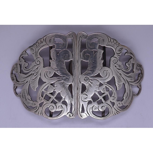 4 - Silver nurses belt buckle - Approx weight: 52g