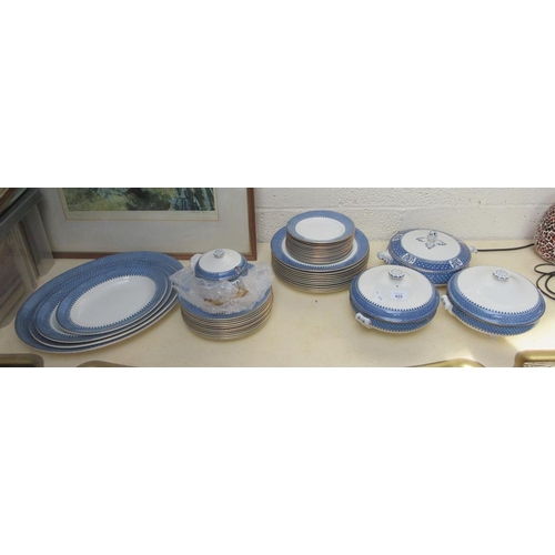 425 - Collection of blue and white china to include Wedgwood