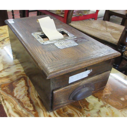 449 - Vintage wooden cash register