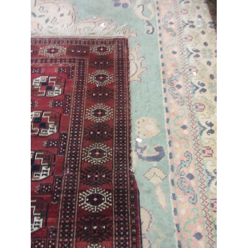 314 - Afghan Turkomen all wool hand weave - Approx size 200cm x  140cm.