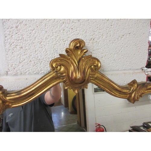 321 - Large ornate gilt framed mirror