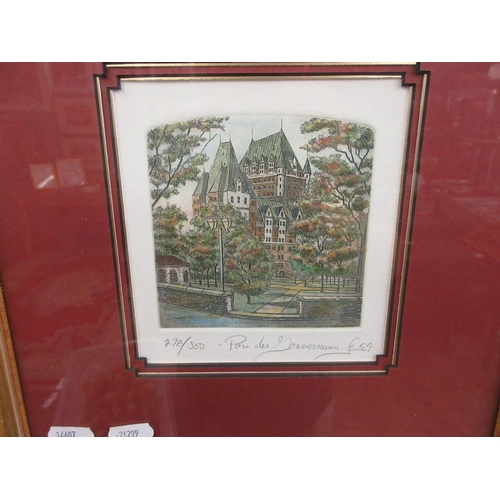 375 - Signed L/E prints of French scenes