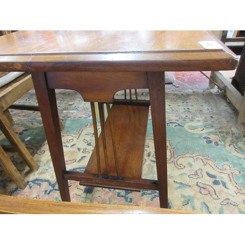 386 - Arts & Crafts Anglo Japanese side table, with undertier, c.1900