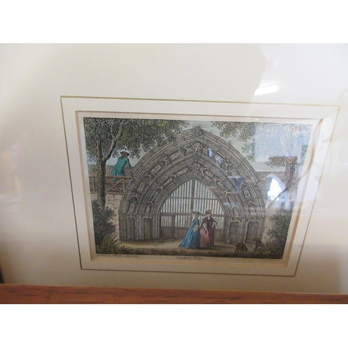 398 - Series of prints of antique engravings of local architecture, from 1750 to 1850, authenticated to ve... 