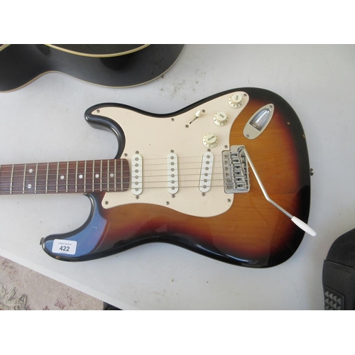 422 - Squire Strat electric guitar by fender