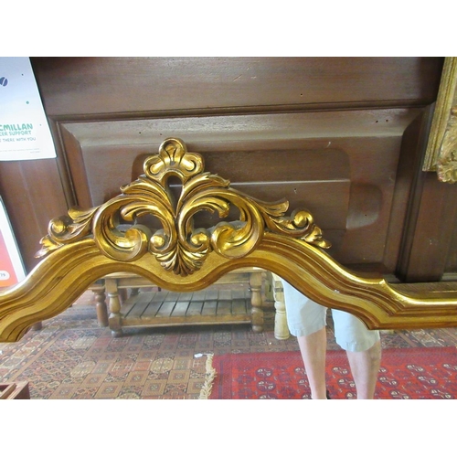 439 - Large gilt framed overmantle mirror