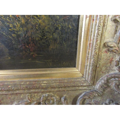 441 - Gilt framed oil of Ragley Hall - Approx image size 50cm x 30cm