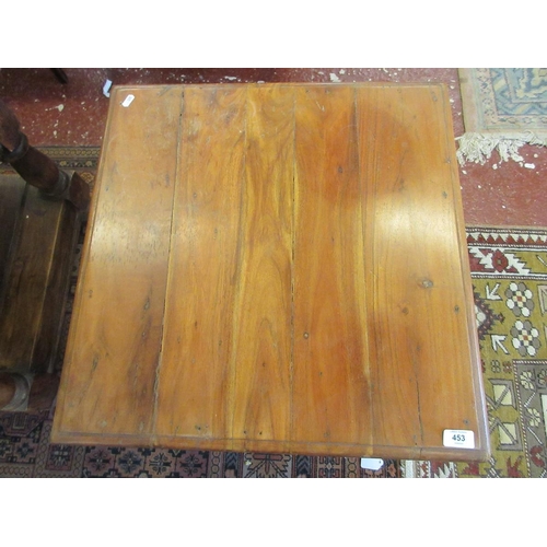 453 - Small hardwood coffee table