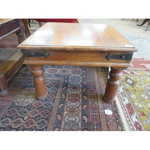 453 - Small hardwood coffee table