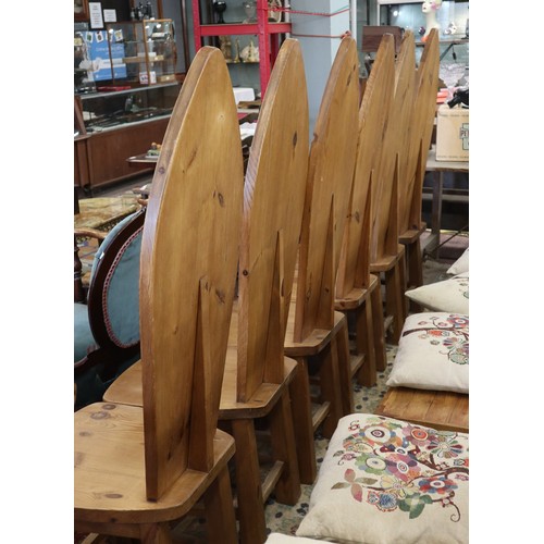 469 - Set of 6 gothic style dining chairs - Approx height 137cm