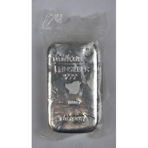 14 - 1kg pure silver bar