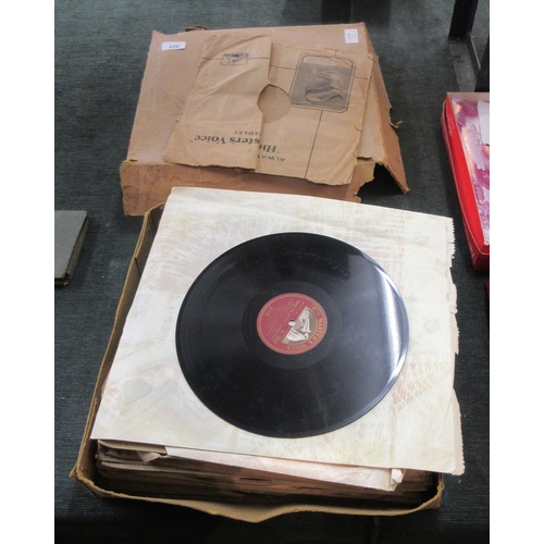 226 - Box of 78rpm records