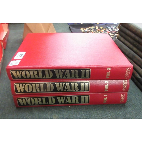 229 - 3 volumes World War 2 books