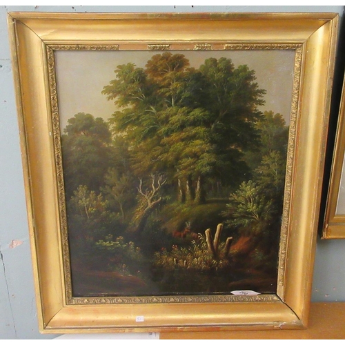 280 - Early 20th C. German school oil on canvas. - Approx image size 41cm x 34cm framed.