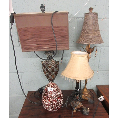 303 - Collection of lamps