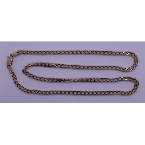 32 - Silver gents belcher chain