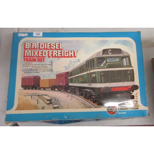 322 - Airfix B.R. diesel mixed freight train set