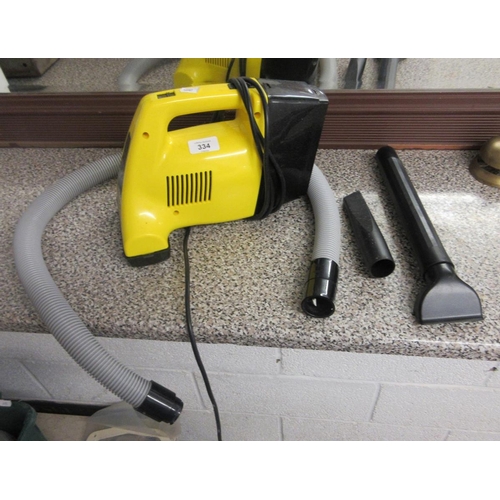 334 - Karcher car vacuum - Pat tested