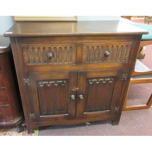 343 - Old charm oak cupboard