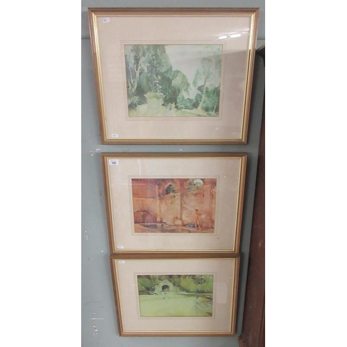 348 - 3 William Russell Flint prints