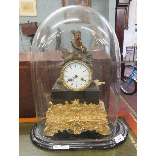 379 - French domed mantel clock